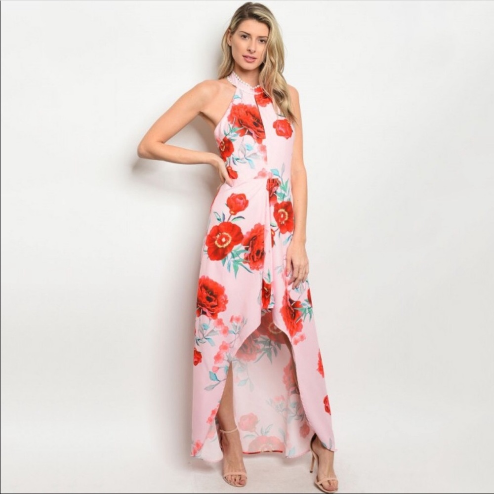 🌸🌺Pink Floral Maxi Dress🌺🌸